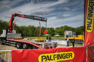 Palfinger UK crane compeition at DAF Ride and Drive event