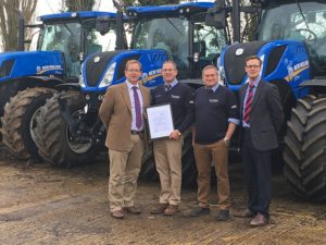 T H WHITE Agriculture scoop New Holland national award