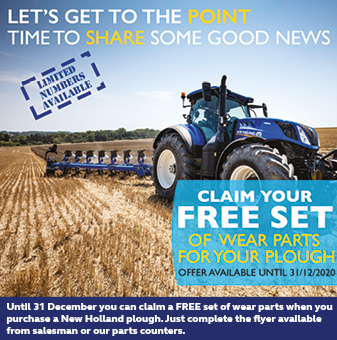 CLAIM A FREE SET OF WEAR PARTS FOR YOUR PLOUGH
