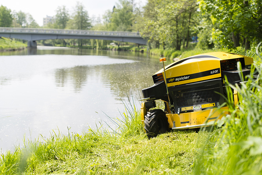 SPIDER MOWERS – IDEAL FOR DANGEROUS CONDITIONS