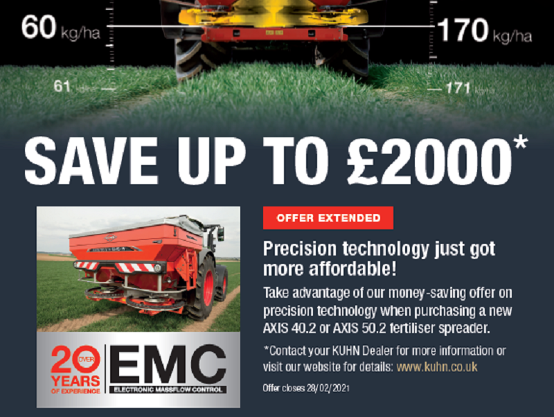 Offer Extended! Save up to £2000 on Kuhn Technology
