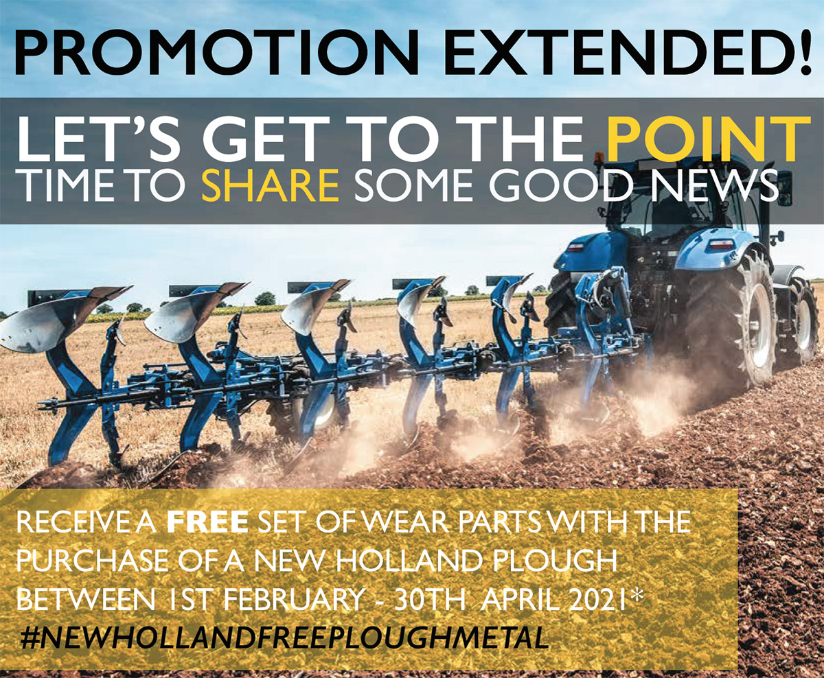 FREE WEAR PARTS FOR YOUR NEW HOLLAND PLOUGH
