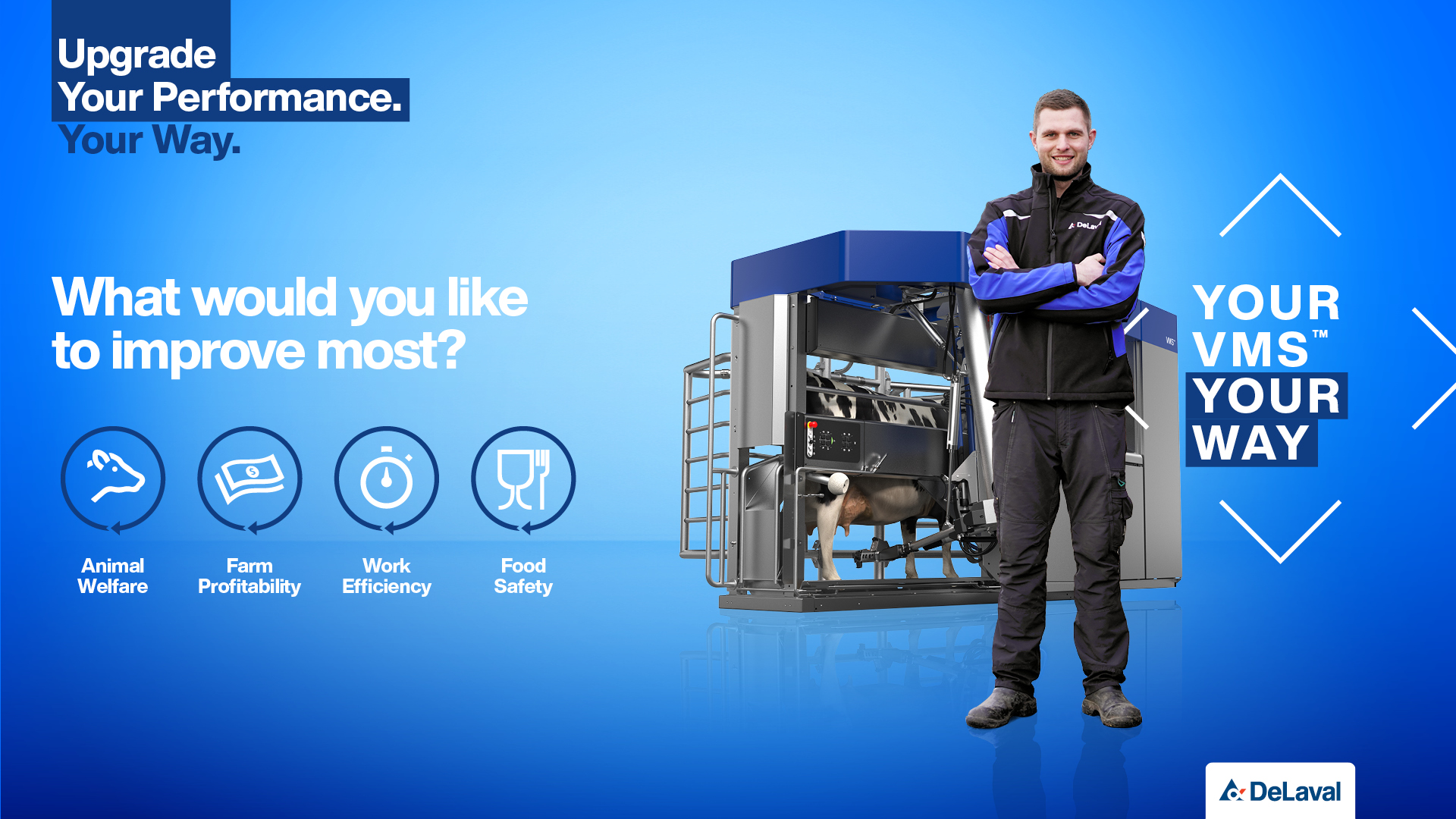 Faster, Smarter, Roomier VMS Milking Robots are here